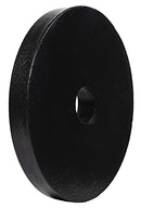 FITVIDS 2-INCH OLYMPIC CAST IRON WEIGHT PLATE CENTER 2-INCH 25LB SINGLE - BLACK - Like New