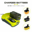 RYOBI P117 18V ONE+ DUAL CHEMISTRY FAST BATTERY CHARGER P118 - GREEN - Like New