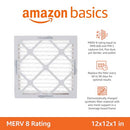 AMAZON BASICS 12X12X1 AIR FILTER 6 PACK MERV 8 AC FURNACE FILTERS` - Brand New