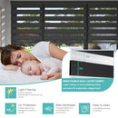 Changshade Cordless Zebra Blinds Windows Modern Dual Layer 48" W×64" H, Black - Brand New