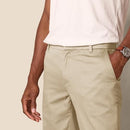 AMAZON ESSENTIALS MEN'S SLIM-FIT WRINKLE-RESISTANT FLAT-FRONT TAN 32W X 28L - Brand New