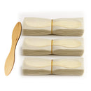 PERFECT STIX 5″ PLAIN 12 PACK TASTER SPOONS - NATURAL - Like New