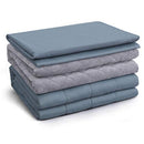 ACOMOPACK Adults Weighted Blanket 20lbs 2 Duvet Covers Cooling Duvet - Gray - Brand New