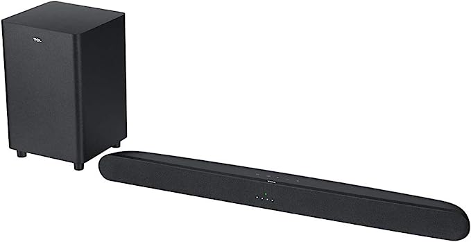 TCL Alto 6+ 2.1 Channel Dolby Audio Sound Bar Wireless Subwoofer TS6110 - Black - Like New