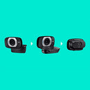 LOGITECH HD LAPTOP WEBCAM, 1080P CAMERA, C615 - BLACK - Like New