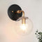 Classy Leaves Sconces Wall Lighting, 1-Light Black Gold Wall Sconces with Seeded - Like New