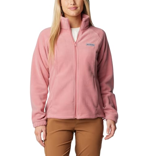 WW6439 Columbia Women's Benton Springs Full Zip Pink Agave 1X - Brand New