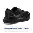 Brooks Women’s Adrenaline GTS 23 Supportive Running Shoe Black/Black/Ebony - Like New