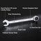 WORKPRO 7-PIECE RATCHETING COMBINATION WRENCH SET 72 TEETH CR-V METRIC 8MM-17MM - Like New