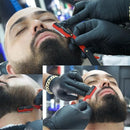 Black Widow Professional Barber Straight Edge Razor Stainless Steel Shavette - Brand New