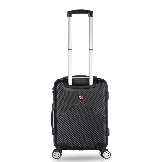 TUCCI ITALY SALITA 24" HARDSIDE CHECK-IN LUGGAGE - BLACK - Brand New