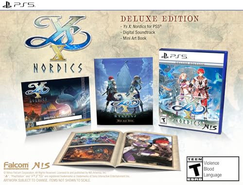 Ys X: Nordics: Deluxe Edition - PlayStation 5 - Like New