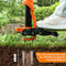 WEED PULLER TOOL STAND UP HEAVY DUTY WEEDING TOOL WITH 39" HANDLE - ORANGE - Like New