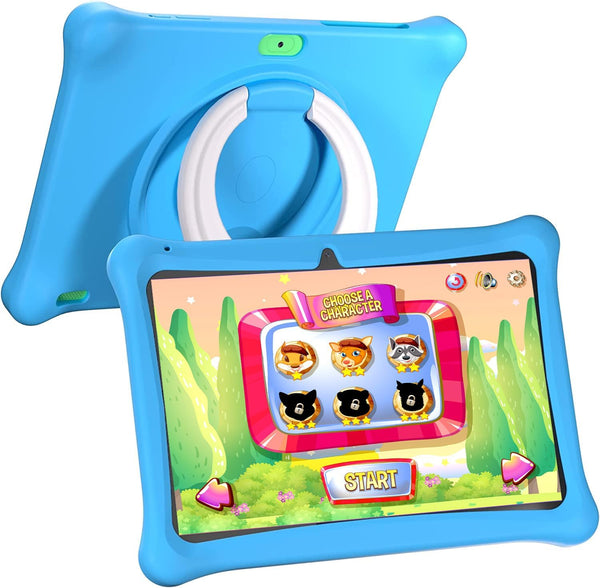 SGIN 10" Android 12 Tablet for Kids with Case 2GB RAM 64GB C10-BLUE - Blue Like New