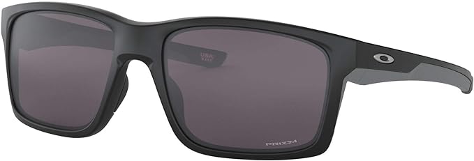 OAKLEY Men's Oo9264 Mainlink Rectangular Sunglasses - Prizm Grey / Matte Black Like New