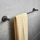 WANMAI 4 Piece Bathroom Accessories 23.6 Inch Towel Bar SUS 304 - Matte Black - Brand New