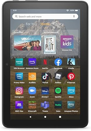 AMAZON FIRE HD 8 TABLET 12TH GEN 32GB PR53DC - BLACK Like New