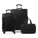 Travelpro Runway 3 piece Luggage Set, Travelpro Runway 3 piece Luggage Set Black - Like New
