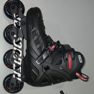 JC JORDEN INLINE SKATES FOR KIDS BLADES LIGHT SIZE: MEN/WOMEN 5-8 - BLACK / RED - Like New