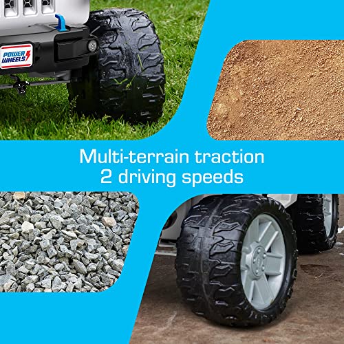 POWER WHEELS BUNDLE POWER WHEELS JEEP WRANGLER 4XE REPLACEMENT BATTERY - WHITE - Like New