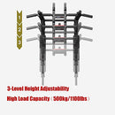 HAKENO Wall Mounted Pull Up Bar/Chin Up bar,Dip Station, 600 lbs - Black - Brand New