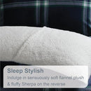 Swift Home Luxurious Ultra-Soft Flannel Plush Sherpa 3 Piece Reversible - Brand New
