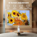IWIMIUS HOME THEATER PROJECTOR WITH DOLBY AUDIO 4K SUPPORTED WIFI6 - WHITE - Like New