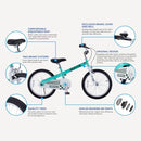 ROYALBABY FORMULA KIDS BIKE BOYS GIRLS 20 WHEEL BICYCLE WITH KICKSTAND TEAL - Like New