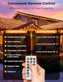 BRIGHTEVER Christmas Lights for Tree, 1100 Bulbs 360FT, Warm White - Like New