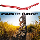 CORKI CYCLES TOPO LOW RISE MTB RISER HANDLEBAR 31.8MM DIAMETER - RED - Like New