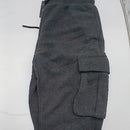 BLUE ICE FLEECE-LINED CARGO JOGGER SWEATPANTS - SIZE: MEN M - CHARCOAL - Like New