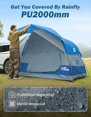 JOYTUTUS SUV Tent for Camping Double Door Design Waterproof PU2000mm - Like New