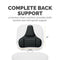 FELLOWES PROFESSIONAL SERIES BACK SUPPORT, BLACK (8037601) - BLACK - Like New
