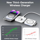 MURPISO 3 in 1 Charging Station for Apple, Wireless Charger Pad for iPhone - Like New