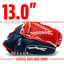 Franklin Sports Baseball and Softball Glove Fieldmaster Adult + Youth Gloves - Brand New