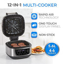 B08L1DDQK9 PowerXL Grill Air Fryer Combo - Silver - Brand New