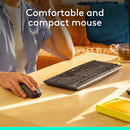LOGITECH WIRELESS MOUSE KEYBOARD COMBO SILENTTOUCH OPTICAL TRACKING - BLACK - Brand New