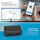 SCANSNAP IX1600 PREMIUM COLOR DUPLEX DOCUMENT SCANNER FOR MAC AND PC - BLACK - Like New