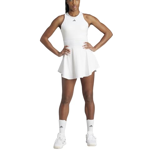 IW8811 ADIDAS WOMEN'S TENNIS HEAT.RDY Y-DRESS - SIZE LARGE - WHITE - Brand New
