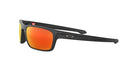 OAKLEY MENS SLIVER STEALTH SQUARE SUNGLASSES OO9408 MATT BLACK/RUBY IRIDIUM - Like New
