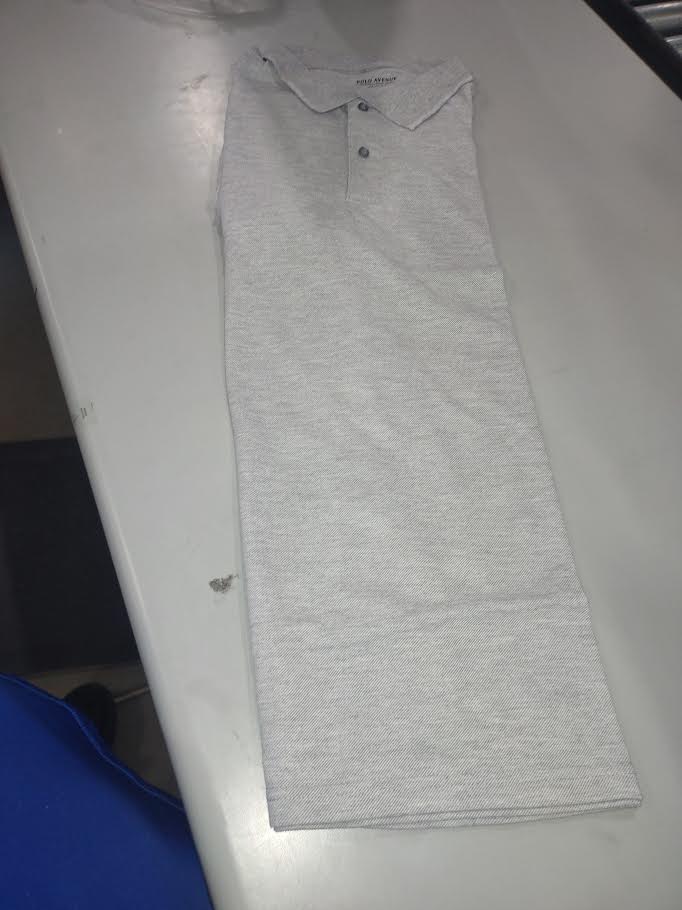 POLO AVENUE POLO SHIRT - SIZE: MEN 3XL - GRAY - Brand New
