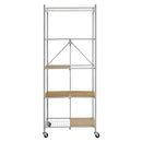 ORIGAMI RPR SERIES 5 SHELF SLIM STEEL PANTRY RACK HOLDS UP TO 100 POUNDS - WHITE - Like New