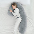 AngQi Full Body Pregnancy Pillow, Maternity Pillow for Pregnant Women - Like New