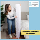SNUGSTOP BED WEDGE TRIANGLE PILLOW WEDGE - WHITE - Like New