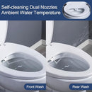 MIJASHY BIDET TOILET SEAT ELONGATED HEATED TOILET SEAT - WHITE - Like New