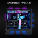 LIAN LI LANCOOL 207 Compact ATX RGB Gaming Computer Case, Airflow Mesh Panels - Like New