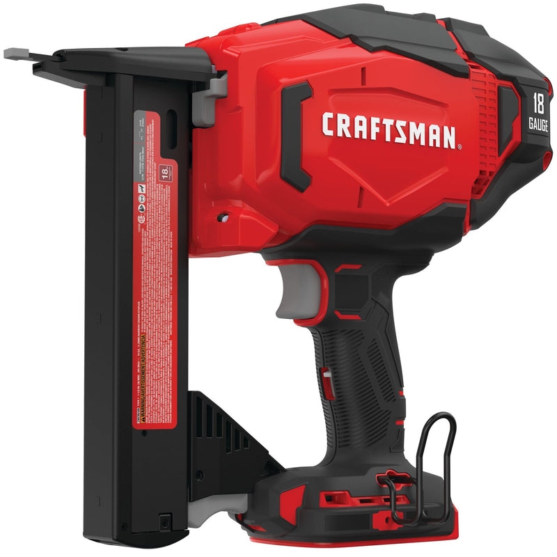 CRAFTSMAN V20 NARROW CROWN STAPLER CORDLESS 18 GAUGE TOOL ONLY CMCN618NB - RED - Like New