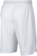 AJ3914-100 NIKE DRI-FIT ICON MEN'S SHORTS WHITE/BLACK SIZE L - Brand New