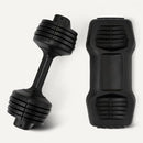 AMAZON BASICS ADJUSTABLE DUMBBELL, 25 LB - BLACK - Like New