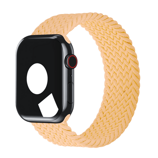 APPLE WATCH BRAIDED SOLO LOOP 41MM - SIZE 6 - MAIZE - Brand New